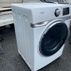 北九州市内配送無料　保証付き 値下げた 2021年製HD71-W/S ドラム式洗濯乾燥機 ホワイト/シルバー [洗濯7.5kg /乾燥機能無 /左開き] の画像