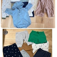 １３着　70サイズ　長袖ロンパース80ズボン７着セット
