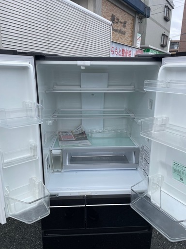 北九州市内配送無料　保証付き NR-F454HPX-T 冷蔵庫 HPXタイプ マチュアダークブラウン [450L /6ドア /観音開きタイプ]