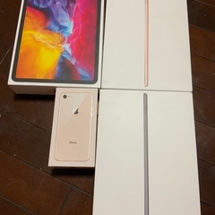 iPad Pro11インチ iPhone8 iPad第7世代・第8世代　空箱の画像