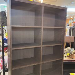 棚板可動式 本棚 マルチラック オープンラック ダークブラウン 横幅90cm奥行29cm高さ180cm★買取帝国 志木店の画像