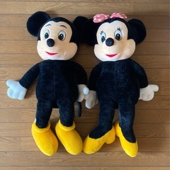 ミッキーマウス&ミニー 特大人形ぬいぐるみ