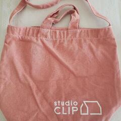 studio CLIP　ツーウェイバッグ　帆布ピンクの画像