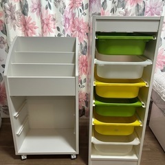 IKEA 収納ラックと本棚セット