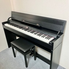 【美品】Roland 電子ピアノ 木製鍵盤 DP603-CB【無...