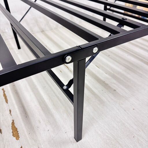 24490 折りたたみセミシングルパイプベッドフレーム ◇大阪市内・東