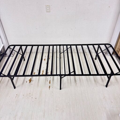 24490 折りたたみセミシングルパイプベッドフレーム ◇大阪市内・東