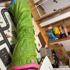 IKEA トンネル　折りたたみ　室内遊具の画像