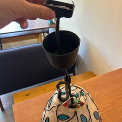 ステンドグラス風ライトの画像