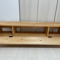 テレビボード　チーク　テレビ台　木製　TV woodboard 134cmの画像