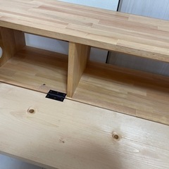 テレビボード　チーク　テレビ台　木製　TV woodboard 134cmの画像