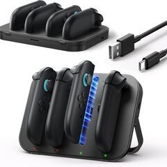  1 / 4 Switch 2 用 ジョイコン充電ドック 4台同...