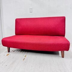  24476  2人掛けソファベッド　幅117cm    ◆大阪...