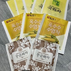 韓国茶　伝統茶　サンファ茶　ドングレ茶　菊花茶　とうもろこしのひげ茶の画像