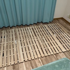 【配送・引き取り どちらも可！】セミダブルすのこベッド 