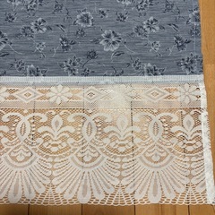 未使用カフェカーテン、160×46cmの画像