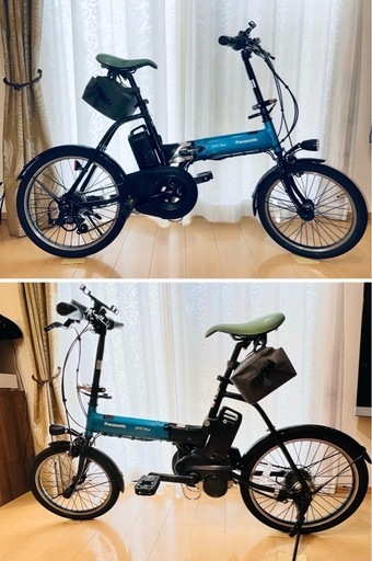Panasonic 電動アシスト自転車 BE-ELW073 ターコイズ×ブラック（引き取り／近隣お届けOK）