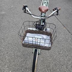 電動自転車 未使用 ミントグリーンの画像