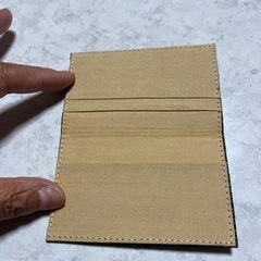 結城紬　名刺入れの画像