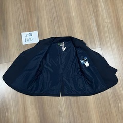130A イートン ダブル ジャケット 小学生 制服 上着　上衣 男女兼用の画像