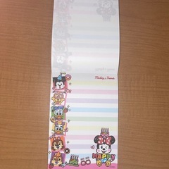 ミッキー＆フレンズ メモ用紙セットの画像