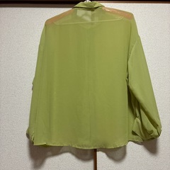 3L ブラウス(黄緑)の画像