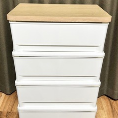 天板のみ木製のチェスト