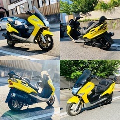 YAMAHAマジェスティ125FI お洒落なイエローカラーリング♪の画像