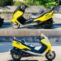YAMAHAマジェスティ125FI お洒落なイエローカラーリング♪の画像