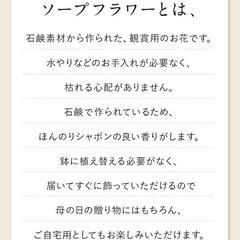 【20%OFF‼️】記念日 誕生日 ソープフラワー ギフト ピンク箱付の画像