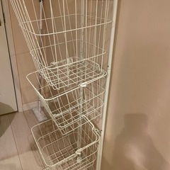 1000円！収納ラック/洗濯カゴ/ランドリーバスケット