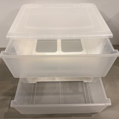 【譲ります】衣装ケース 2つの画像