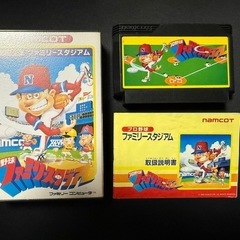 美品　FC 初代ファミスタ ファミコン ナムコ プロ野球　ファミ...