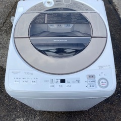 s/3　SHARP 2021年製 縦型洗濯機 ES-SH7Cの画像