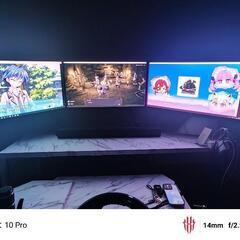 31㌅ ４K ゲーミングモニター１枚５万円使用時間短い！