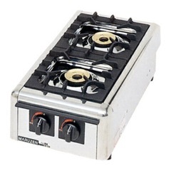 新品 マルゼン ガステーブルコンロ ニュー飯城シリーズ（2口コン...