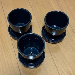 IKEA KLOTLÖNN 植木鉢　3点セット