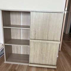 本棚　グレージュ