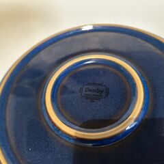 Denby ブレックファーストサイドプレート：インペリアルブルー ＆ リネンカラーの画像