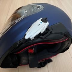 HJC バイク　ヘルメット　ビーコム付きの画像