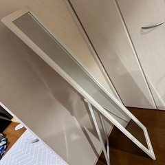 ホワイト　全身鏡0円