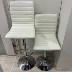ニトリ　カウンターチェア　シャイン2脚セット