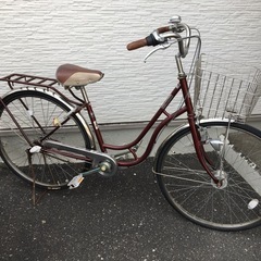 ママチャリ　27インチ（中古）前輪後輪タイヤ、チューブ、リムバン...