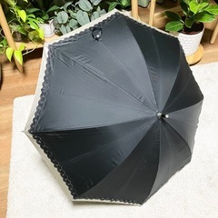 日傘 黒の画像
