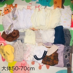 大体新生児〜100cm未満 60着セット　女の子の子供服　ベビーキッズガールズの画像