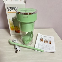 ジューサー ミキサー 小型 350ml 野菜 果物 離乳食 TYPE-C 充電式の画像