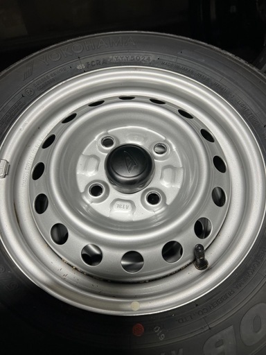 ★新車外し★ハイゼットカーゴ★純正スチールタイヤホイール4本セット★ハイゼット/ピクシスバン　2024年後半製造 YOKOHAMA R