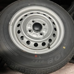 ★新車外し★ハイゼットカーゴ★純正スチールタイヤホイール4本セッ...