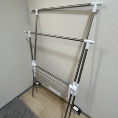 物干し竿、室内干し、折りたたみの画像