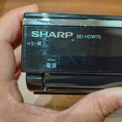SHARP BD-HDW75 ブラック ブルーレイプレーヤー　ジャンク品の画像